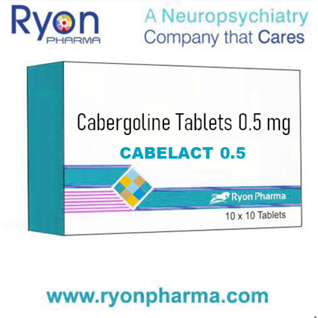 Cabergoline 0.25/0.5 mg