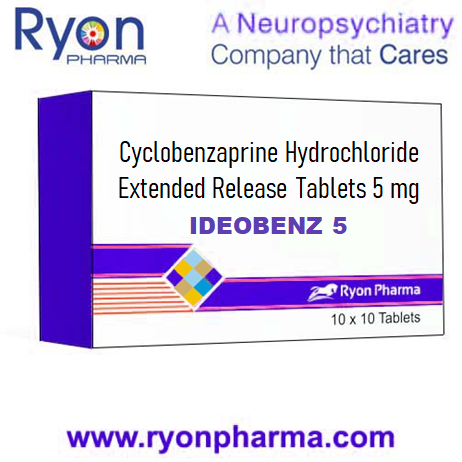Cyclobenzaprine Hydrochloride 5/7.5/10/15/30 mg extended release