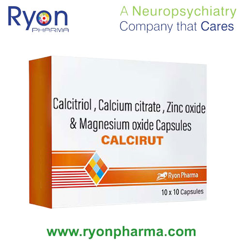 Each soft gelatin capsule -
Calcitriol-0.25mg
Calcium citrate -500mg
Zinc oxide- 7.5mg
Magnesium oxide-50mg