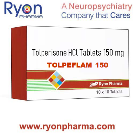 Tolperisone hcl 150 mg