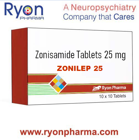 Zonisamide 25/50/100 mg